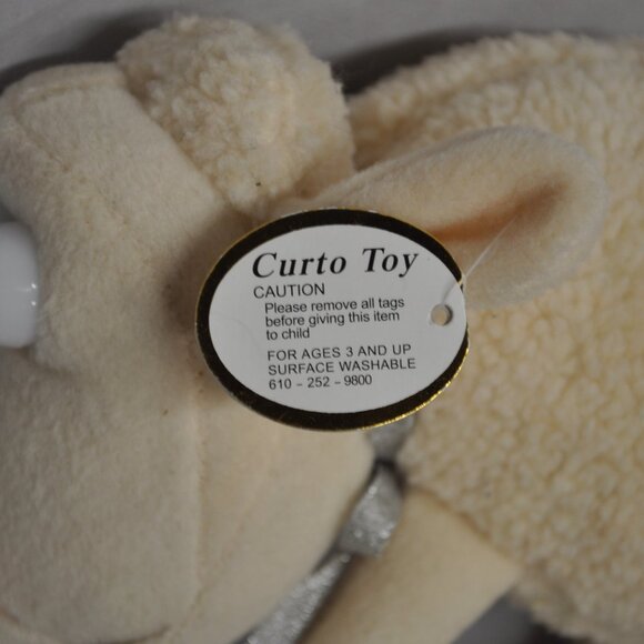 plush Curto Toy 2000 NWT #1 Serta sheep stuffed animal vintage 2000 (242w) - Picture 3 of 12
